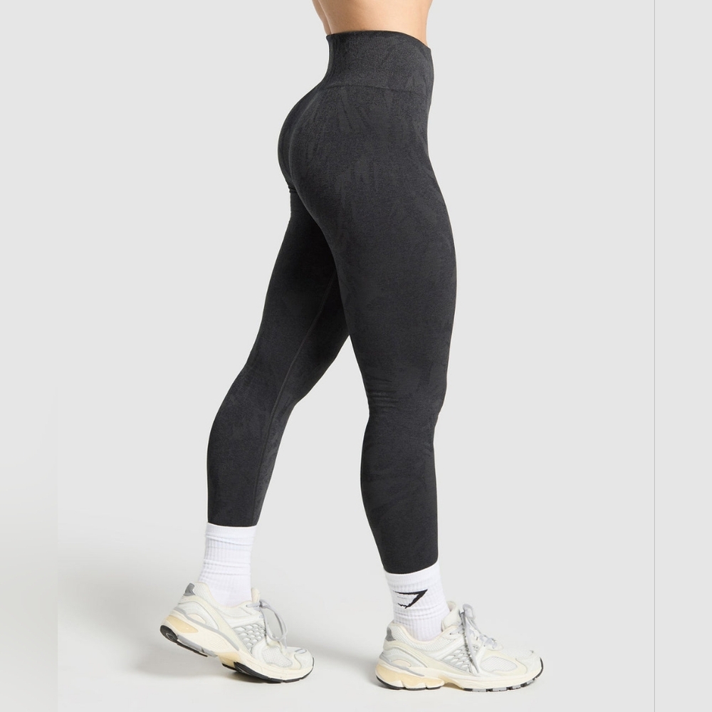 Gymshark Adapt Camo Seamless Leggings Black Large